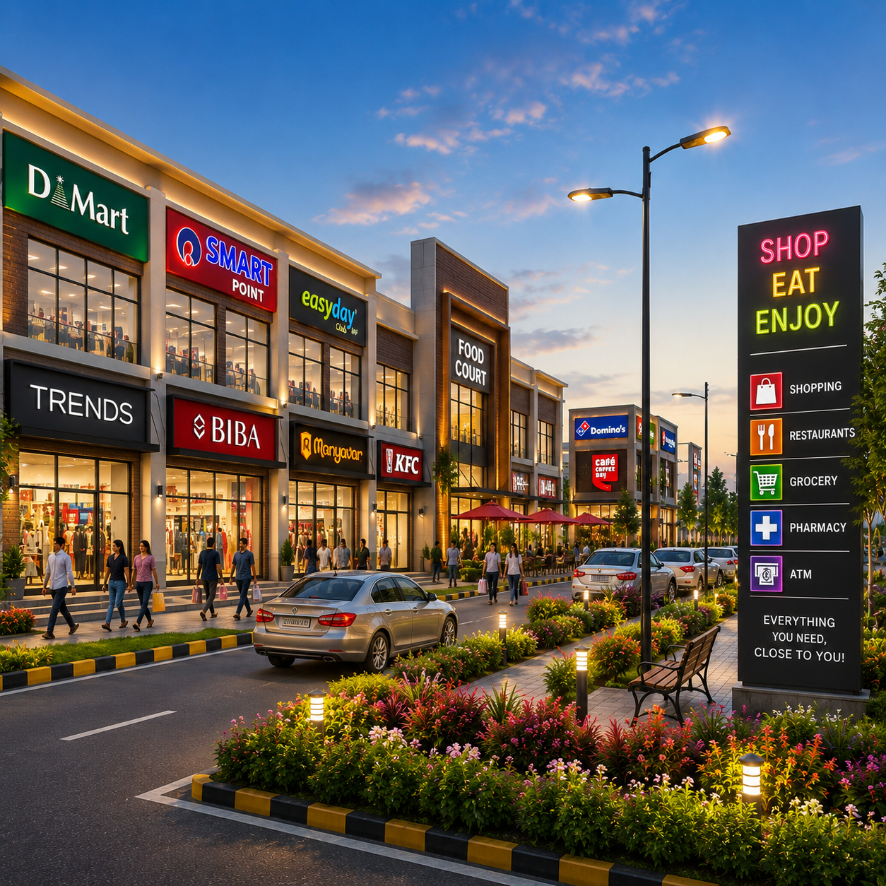 Shopping & Convenience Zone